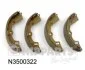 Колодки гальмівні барабанні NIPPARTS N3500322 (фото 1)