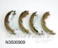 Тормозные колодки барабанные CHEVROLET EPICA 05-/LACETTI хетчбэк 05- NIPPARTS N3500909 (фото 1)