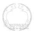 Колодки тормозные бараб. Toyota AVENSIS NIPPARTS N3502086 (фото 1)