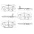 Колодки тормозные диск. Hyundai ACCENT 11-, KIA RIO NIPPARTS N3600554 (фото 1)