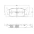 Тормозные колодки дисковые TOYOTA CAMRY V40 06-/V50 11-/LEXUS ES 240/350 06- передние NIPPARTS N3602141 (фото 1)