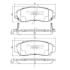 Колодки тормозные диск. Honda CR-V 07- NIPPARTS N3604073 (фото 1)