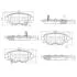 Колодки гальмівні дискові, комплект NIPPARTS N3613027 (фото 1)