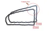 Прокладка поддона CVT JATCO JF016E NISSAN 313971XF0D (фото 2)