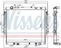 TOYOTA Радіатор системи охолодження двигуна FORTUNER 2.8 D 15-, HILUX VIII 2.4, 2.8 D 15- NISSENS 606068 (фото 1)