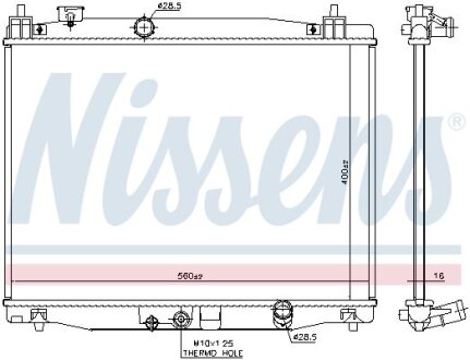 Радiатор NISSENS 606183