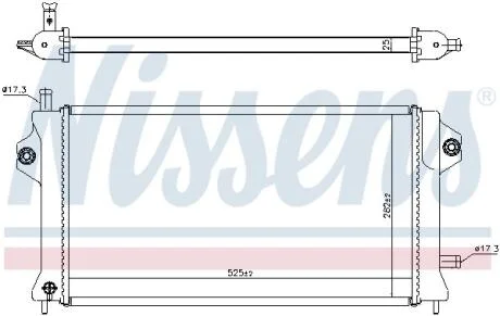 Радіатор NISSENS 606529