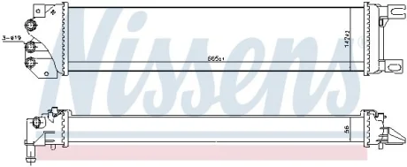 Комплект колісних підшипників NISSENS 620155