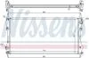 Радиатор водяной, F.-Tr. V-184, 2.4 DI/TDCI, 2000-2006, (алюминь) NISSENS 62043A (фото 1)
