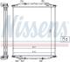 Радиатор системы охлаждения NISSENS 628790 (фото 1)