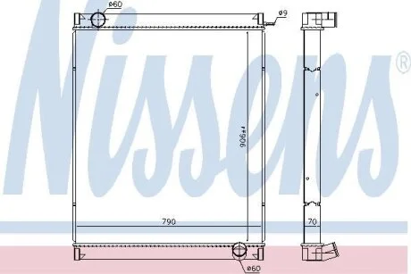 Радіатор NISSENS 63444