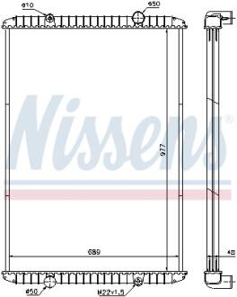Радиатор системы охлаждения, RVI MAGNUM NISSENS 637750