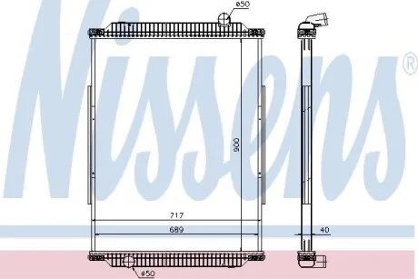 Радіатор NISSENS 637880