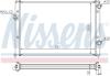Радиатор охлаждения двигателя VW PASSAT -96 1.6-2.0 (525X377) NISSENS 652511 (фото 1)