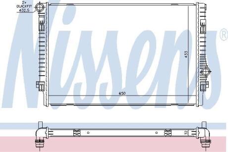 Радіатор охолодження NISSENS 65302
