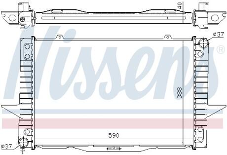 Радіатор охолодження NISSENS 65536A