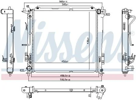 Радіатор NISSENS 666216