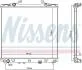 Радіатор системи охолодження NISSENS 666226 (фото 1)