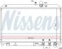 Радиатор системы охлаждения NISSENS 68529 (фото 1)