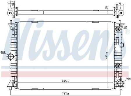 Радіатор NISSENS 68541