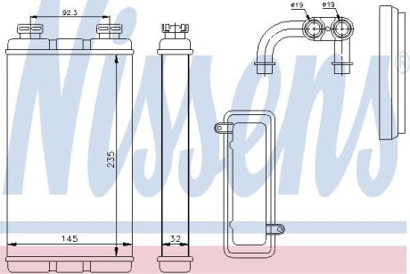 Радіатор охолодження NISSENS 70519
