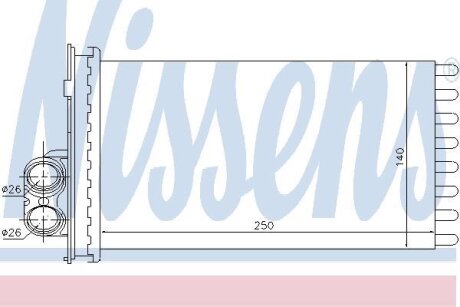 Радiатор NISSENS 71154