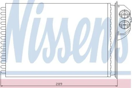 Радиатор отопителя салона PEUGEOT 307 00- 2.0 HDi NISSENS 72943