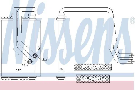 Гальмівний циліндр NISSENS 72956