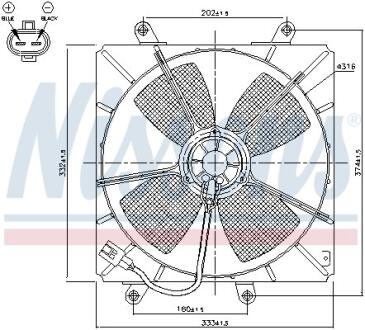 Вентилятор радіатора NISSENS 85000