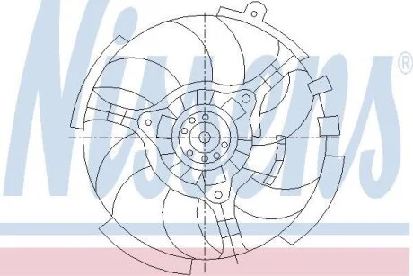 Вентилятор радіатора NISSENS 85040