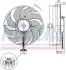 Вентилятор, охлаждение двигателя NISSENS 85545 (фото 1)
