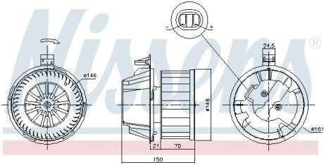 Компресор салону NISSENS 87384