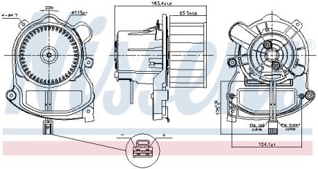 Крильчатка вентилятора NISSENS 87801