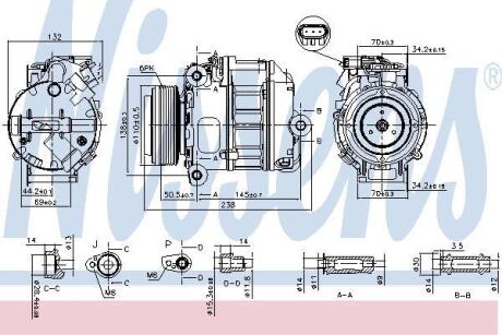 Компресор кондиціонера First Fit NISSENS 890037