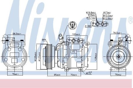 Компресор кондиціонера NISSENS 890233