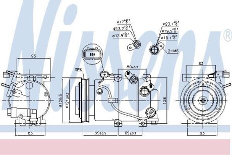 Компресор кондиціонера NISSENS 890238