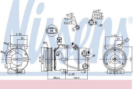 Компресор кондиціонера NISSENS 890239
