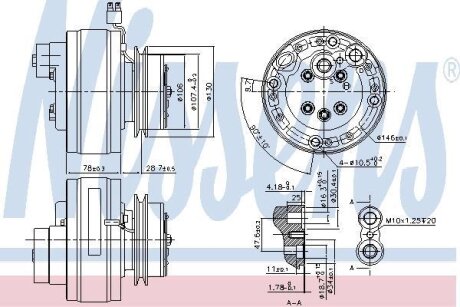 Компресор кондиціонера NISSENS 890368