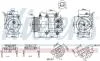 Компресор кондиціонера NISSENS 890655 (фото 1)