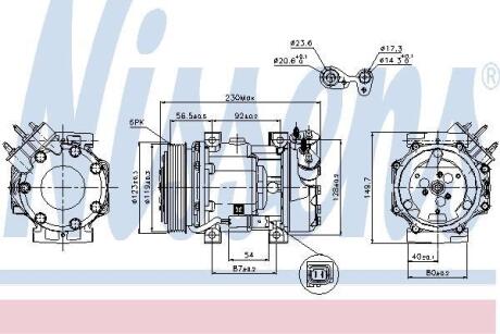 Компресор кондиціонера First Fit NISSENS 89076