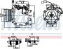 MITSUBISHI Компресор кондиціонера ECLIPSE IV 05-, ENDEAVOR 03-, GALANT IX 03- NISSENS 890879 (фото 1)