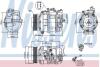 Компрессор кондиционера AUDI A4 -05 1.8T/2.0/2.4/3.0 NISSENS 89092 (фото 1)
