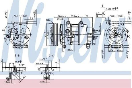 Компресор кондиціонера First Fit NISSENS 89201