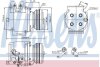 Компрессор кондиционера HONDA CIVIC 95- NISSENS 89226 (фото 1)