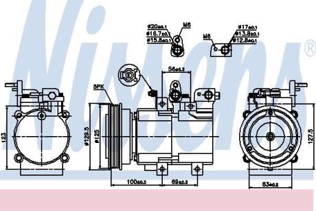 Компресор кондиціонера NISSENS 89276