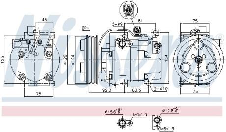 Компресор кондиціонера First Fit NISSENS 89311