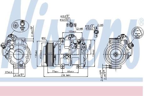 Компресор кондиціонера First Fit NISSENS 89511