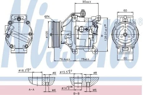 Компресор кондиціонера NISSENS 89530
