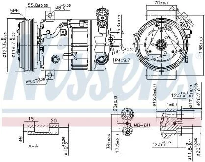 Компресор кондиціонера NISSENS 89577