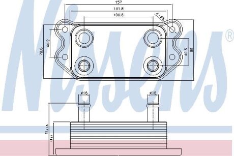 Охолоджувач мастила NISSENS 90676